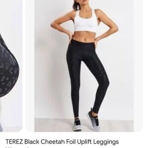 Black Leopard Print Leggings